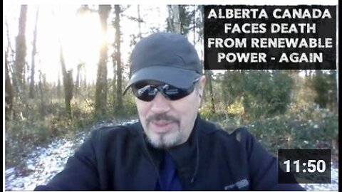 ALBERTA CANADA FACES DEATH FROM RENEWABLE POWER - AGAIN