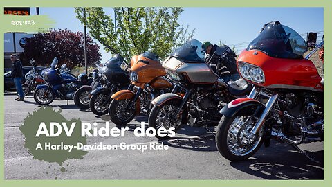 ADV rider rides with a bunch of Harley Davidsons | My 1st Harley Davidson Group Ride