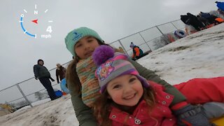 GoPro Hero 9 | Madison Elementary Sledding Warsaw Indiana