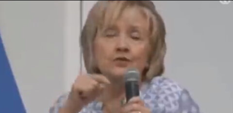 Electionfraud - Hillary circa 2018 telling us what their plan was