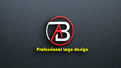 || AB || Logo Design Tutorial in Adobe illustrator 2023 #graphicdesign #illustration #freepic
