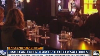 MADD, Uber team up to offer safe rides