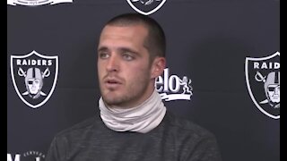 Derek Carr talks about Raiders' mask scrutiny