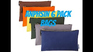 ANPHSIN 6 PACK CANVAS BAG FROM AMAZON UNBOXING