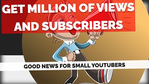 Good News For Small Youtubers | Organic Growth 101: Boost Your YouTube Views