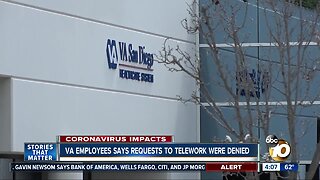 VA employees says telework requests were denied