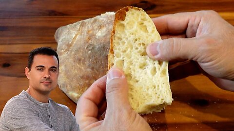 STOP Buying Bread and START Making Ciabatta! Crispy Crust 🍞 Silky Open Crumb 🍞 Easy Recipe 🍞