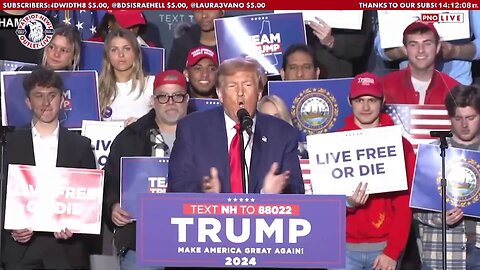 REPLAY: President Trump Live from Durham New Hampshire | 12-16-2023