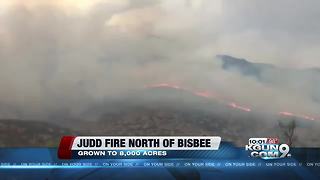 Judd Fire burns near Bisbee