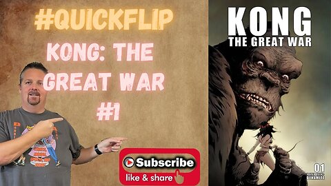 Kong: The Great War #1 Dynamite #QuickFlip Comic Book Alex Cox,Tommaso Bianchi #shorts