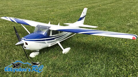 Top Flite Cessna 182 Skylane RC Plane Scale Flight With Tricks & Near Crash