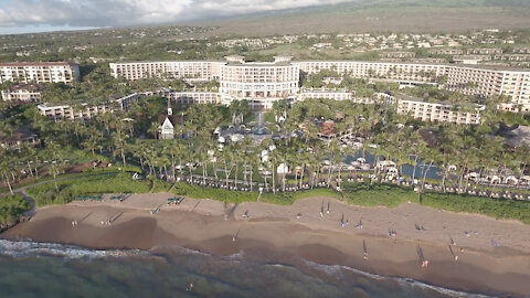 beautiful drone images - Maui Wailea Beach Resort