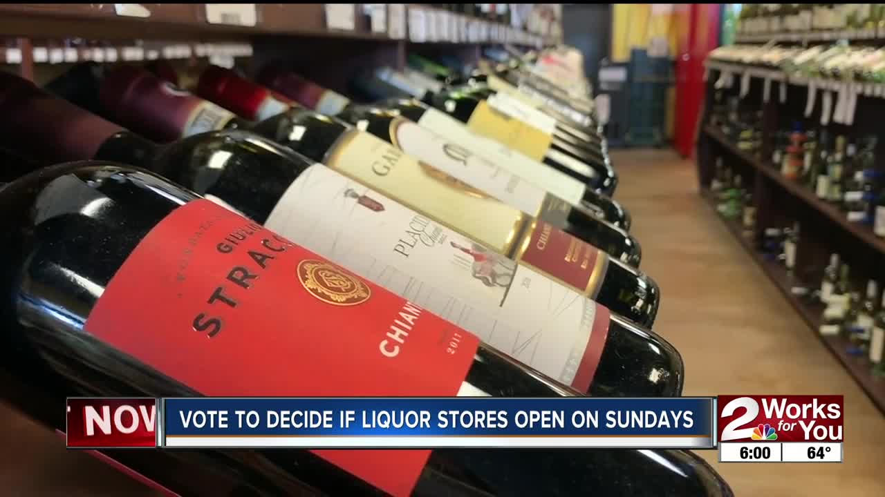 Vote to decide if liquor stores open on Sundays
