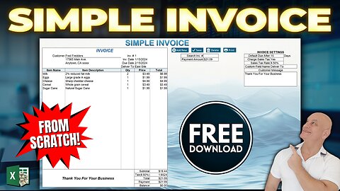 How To Create A Simple Invoice From Scratch In Excel