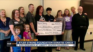 Kyler Strong Foundation donates check