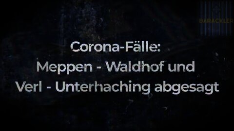 Corona Fälle Meppen - Waldhof und Verl - Unterhaching abgesagt