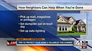 Ways to protect your home from burglars during summer vacation