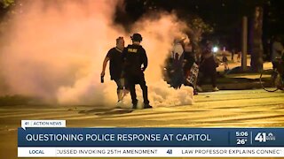 Questioning police response at Capitol