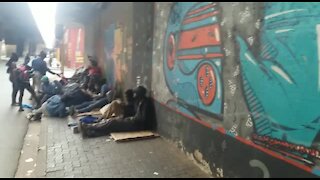 SOUTH AFRICA - Johannesburg - Homeless shelter (videos) (6kd)