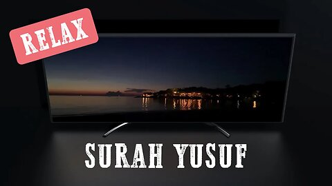 Relax | Surah Yusuf | Quran and Natural Sounds | Beach Birds | for study, work, and sleep