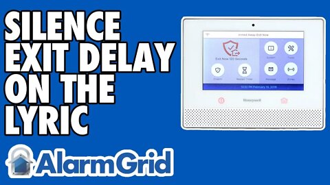 Silencing the Exit Delay on a Honeywell Lyric System