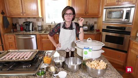 Baked potato soup in a Crockpot with Elissa the Mom | Rare Life