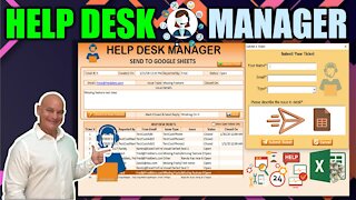 Learn How To Create This Help Desk Manager & Send Data To Google Sheets