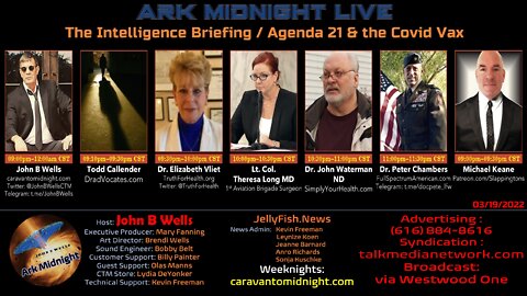 The Intelligence Briefing / Agenda 21 & the Covid Vax - John B Wells LIVE