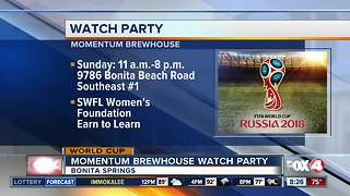 World Cup final watch party to benefit community