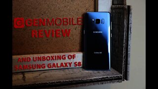 Unboxing Samsung Galaxy S8 From Low Cost Mobile Provider Gen Mobile