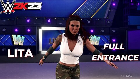 WWE 2k23 Lita Full Entrance