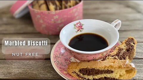 How to make Marbled Biscotti / Biscotti Marmorizzati /cake biscotti / nut free