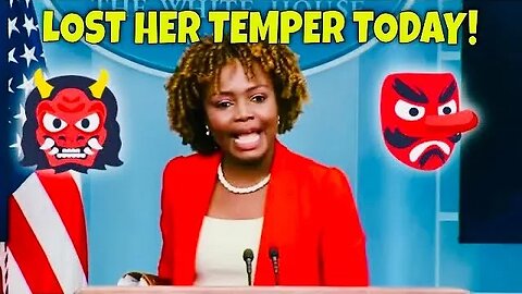 Karine LOSES HER TEMPER as she gets sick of Questions about Biden’s Stumbles & Falls (STORMS OUT)