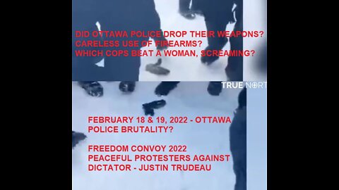 Careless Use of Firearms - Ottawa Police - 19-FEB-2022 - Freedom Convoy 2022