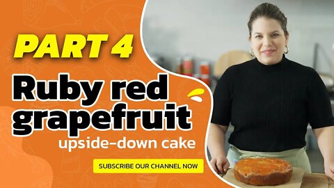 Delicious red grapefruit cake part 4 #shorts