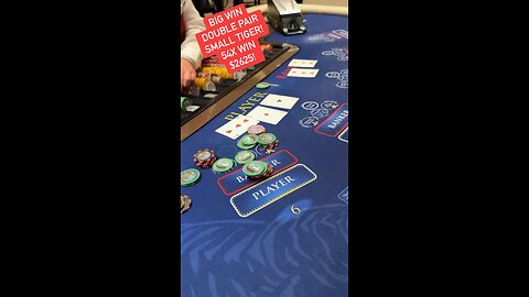 Catching a massive win on baccarat at the Venetian palazzo Las Vegas