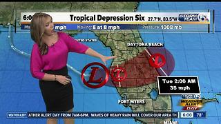 Tropical Depression #6 forms