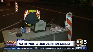 National Work Zone Memorial display shows importance of safety on the roads