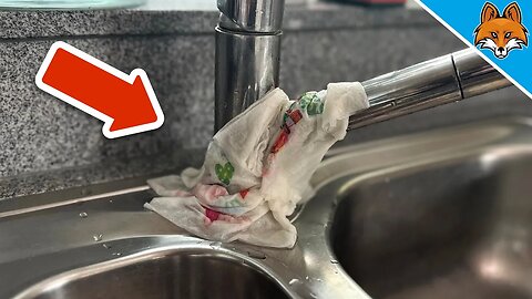 Wrap Paper Towels around the Faucet and WATCH WHAT HAPPENS💥(Genius)🤯