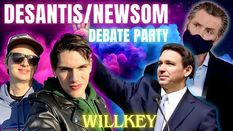 DeSantis vs Newsom DEBATE Live Watch Party with Mike Harlow & Will Murphy | MIKEroaggress'd!