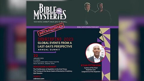 Bible Mysteries Declassified: Debriefing 2023