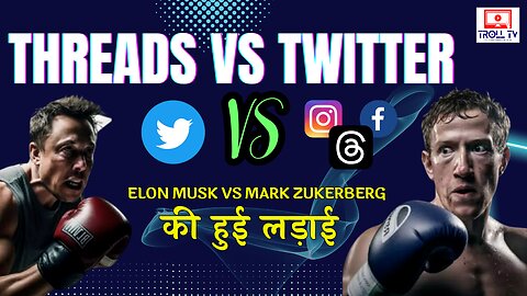 Threads Vs Twitter || Elon Musk Vs Mark Zukerberg || #twitter #instagram #threads #viral #tranding