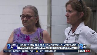 Woman on a mission to save veterans and their homes