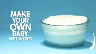 Make natural baby wipes