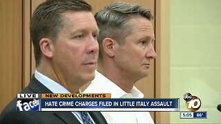 Hate crime charges filed in Little Italy assault