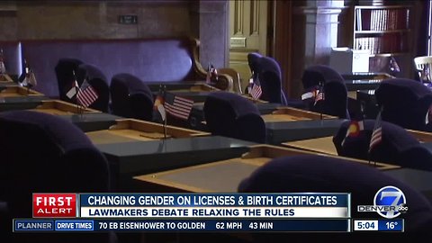 Changing gender on birther certificates & driver's licenses
