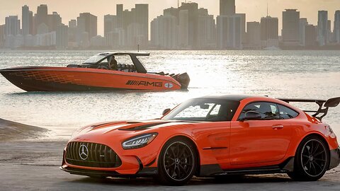 2250 HP Cigarette 41 Nighthawk AMG Black Series and Mercedes AMG GT Black Series. It's Miami, dream!