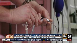 3 women stabbed leaving nightclub, 1 dead
