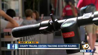 San Diego trauma centers tracking scooter injuries
