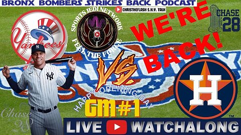 ⚾ LIVE: New York Yankees vs HOUSTON ASTROS MLB Watch Along | OPENING DAY 2024 SOTO IS HERE!!!